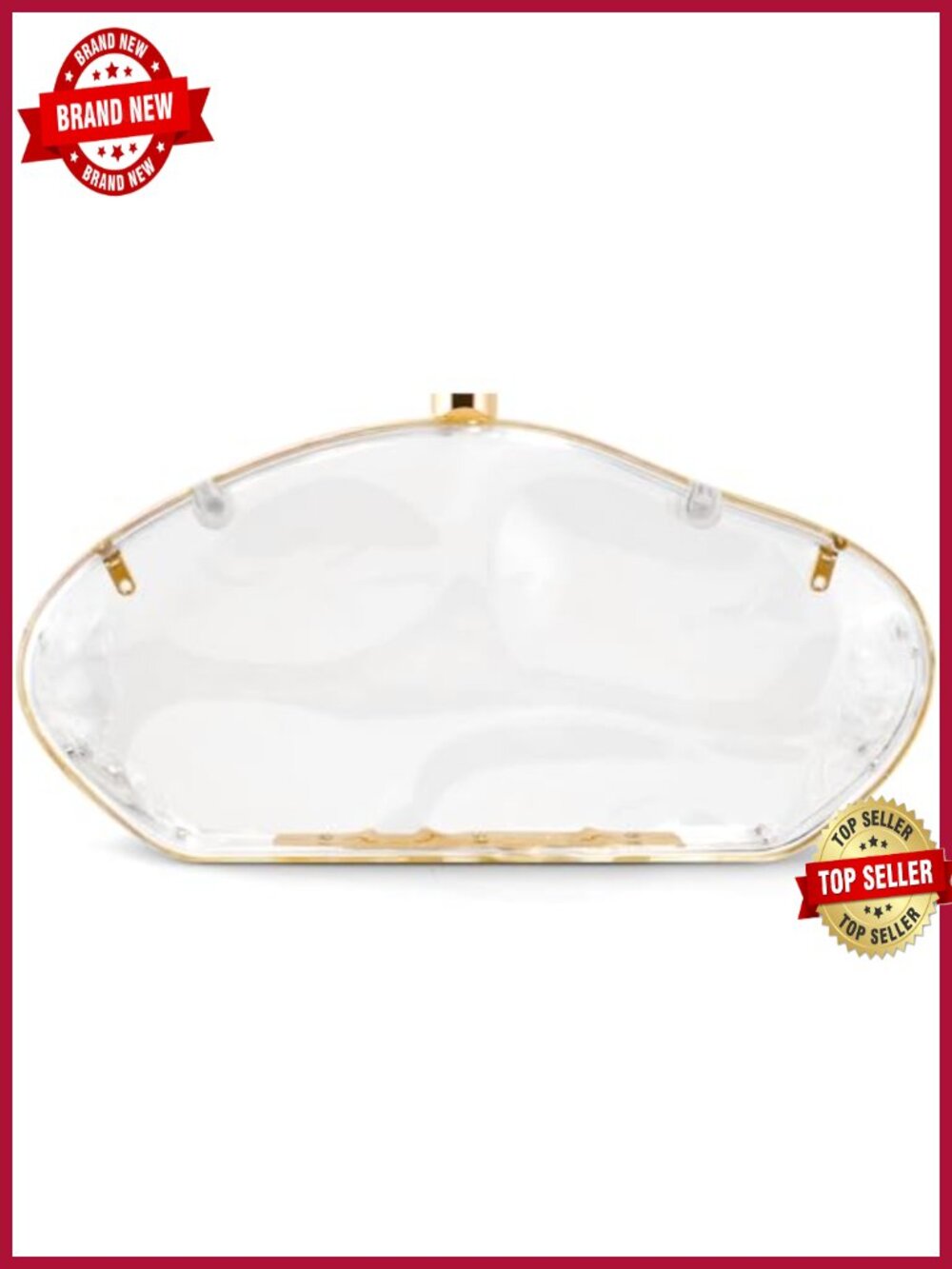 Acrylic Clutch Purse with Chain for Evening Party Wedding